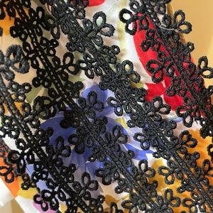 NWT white t shirt with fun sleeves